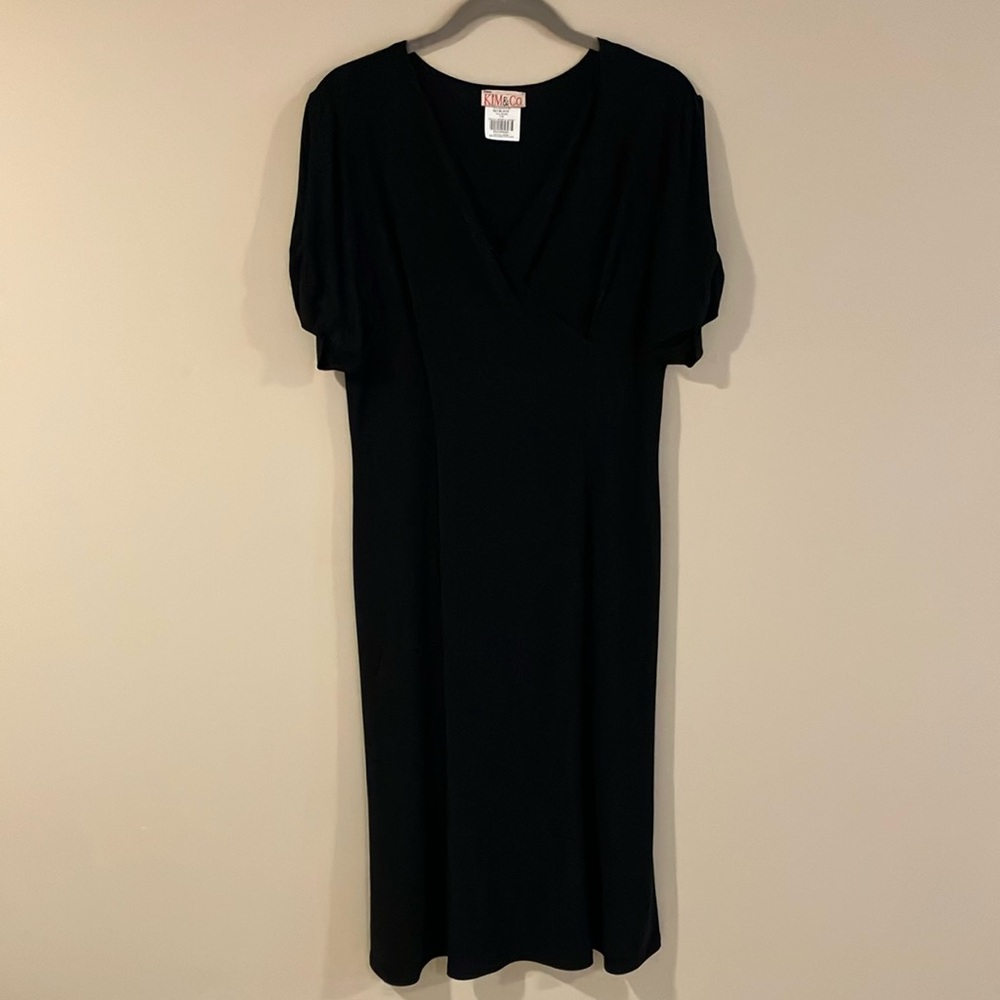 Chic Black Midi Dress New Without Tags